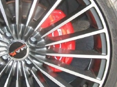 COPRIPINZE in ABS ad Alta Resistenza di Colore Rosso per Fiat 500