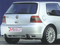 PARAURTI POSTERIORE tipo R32 completo di griglie d'alluminio G001 senza modificare i due parafanghi. 