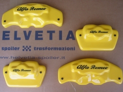 COPRIPINZE in ABS ad Alta Resistenza  GTA Look di Colore Giallo Con Serigrafia Marca